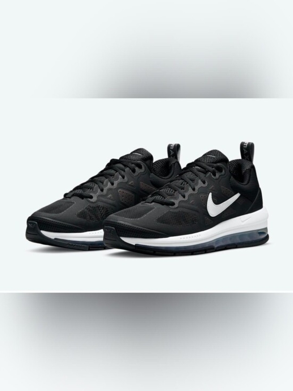 Nike Men's Air Max Genome Training Shoes CW1648-003 Black White Size 8.5